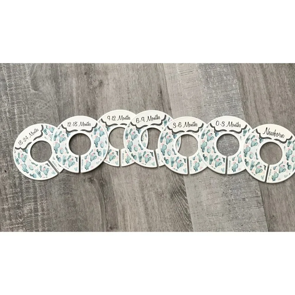 Cactus Nursery Closet Dividers NB-24 mos